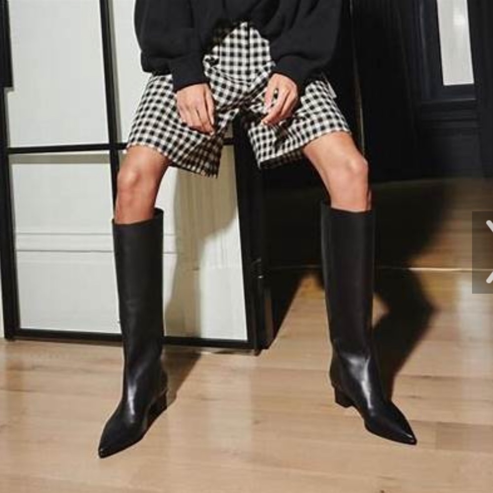 Freda Salvador Max Midheel Leather Tall Boot